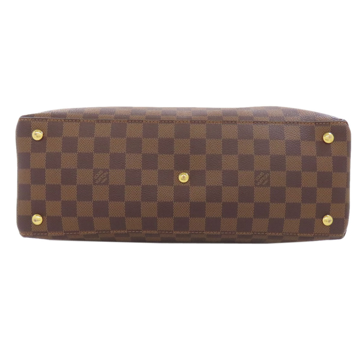 LOUIS VUITTON Handbag Damier canvas Brown Riverside Women
