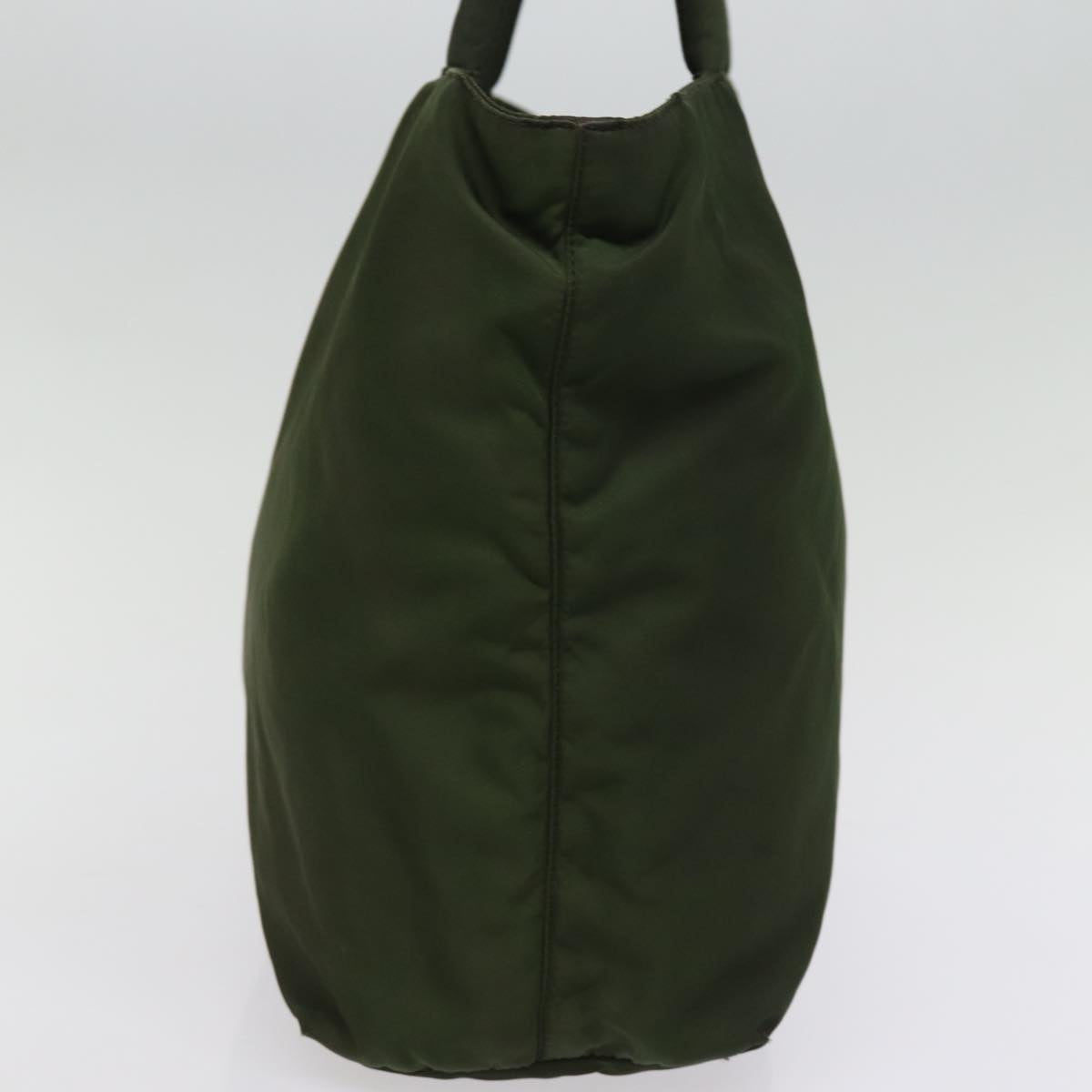 PRADA Tote Bag Nylon Khaki Auth 77212