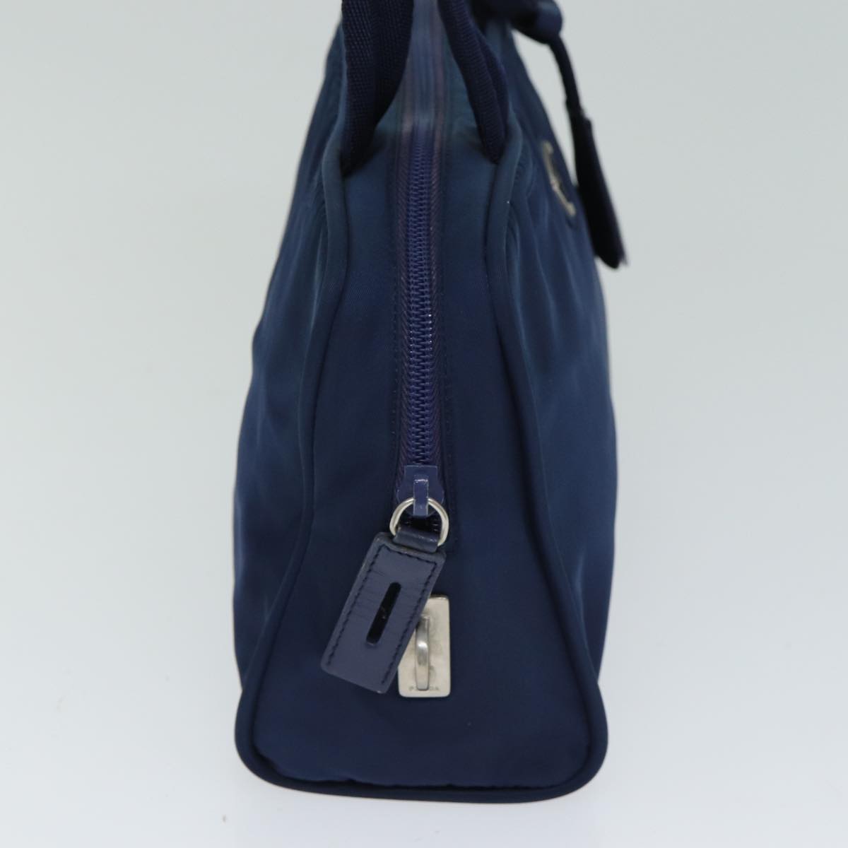 PRADA Hand Bag Nylon Navy Auth 78803