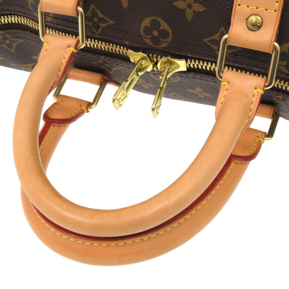 LOUIS VUITTON Boston Duffel bag Monogram canvas Brown Monogram Keepall bandouliere45
