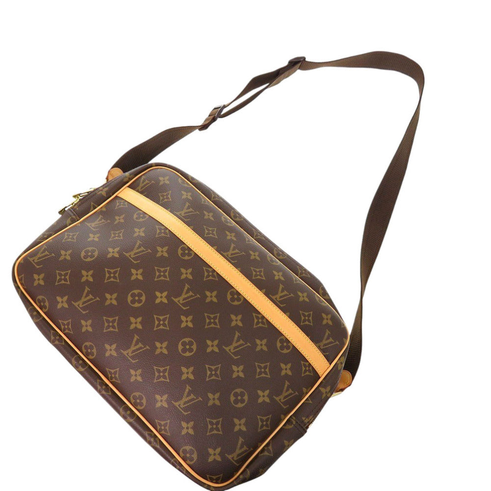 LOUIS VUITTON Shoulder Bag Monogram canvas Brown Monogram Reporter GM