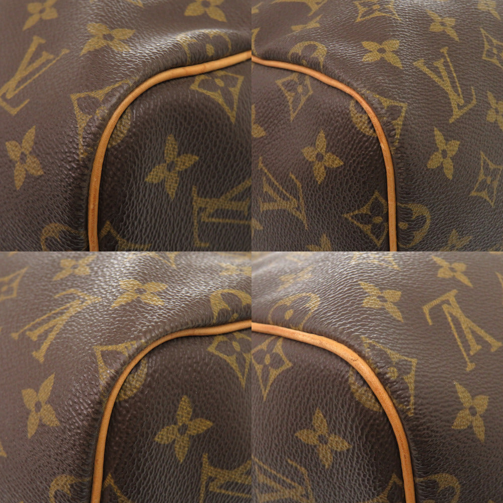 LOUIS VUITTON Boston Duffel bag Monogram canvas Brown Monogram Keepall bandouliere55
