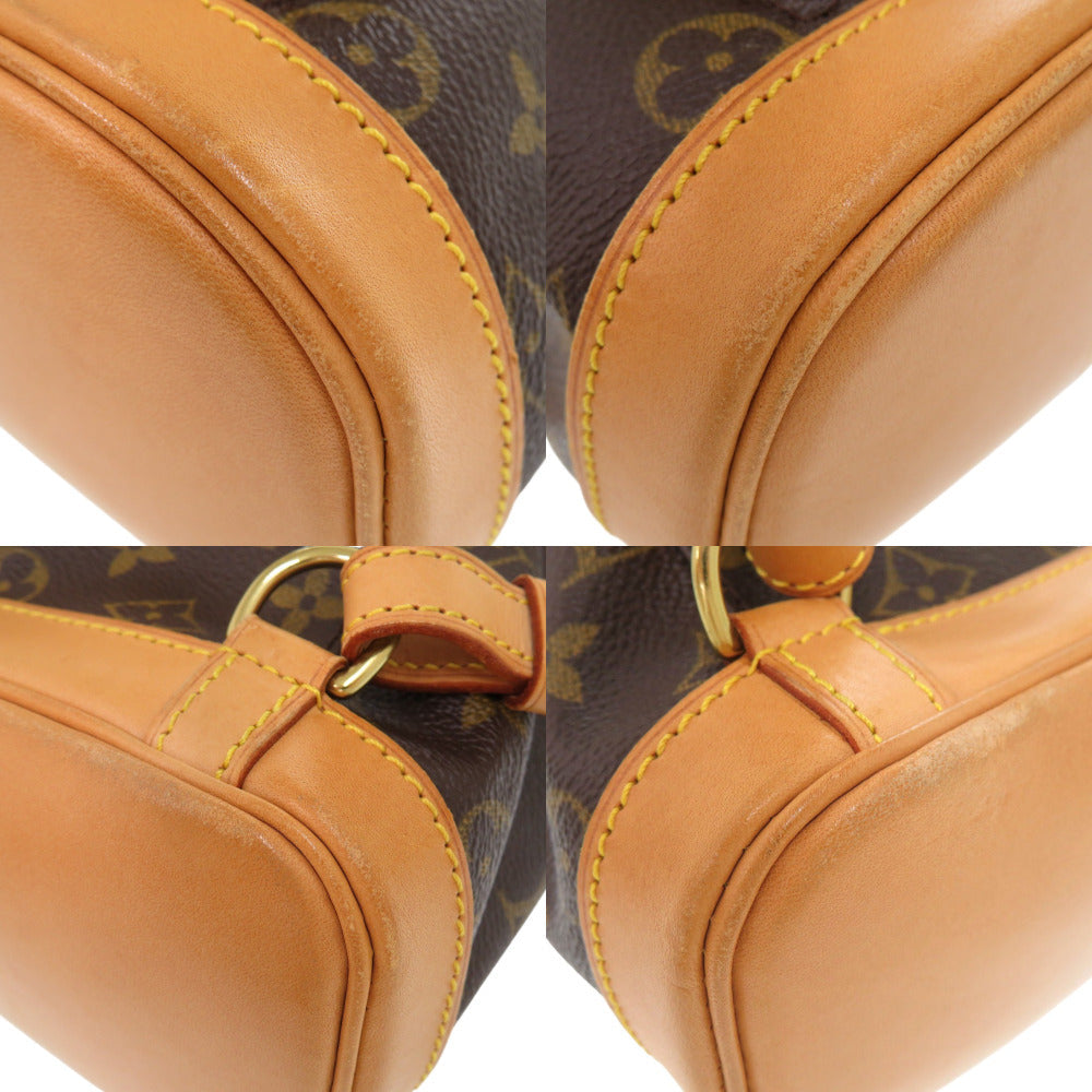LOUIS VUITTON Backpack Monogram canvas Brown Monogram Mini Montsouris