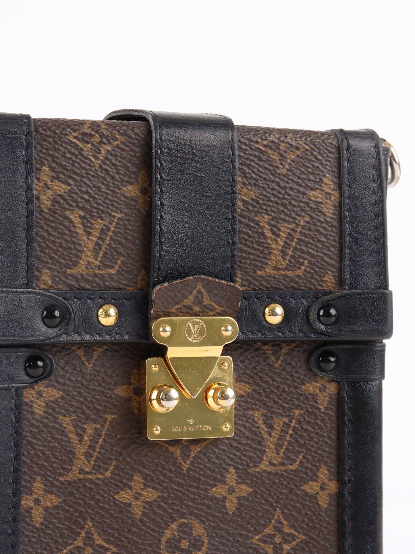 Louis Vuitton monogram Vertical Trunk Pochette