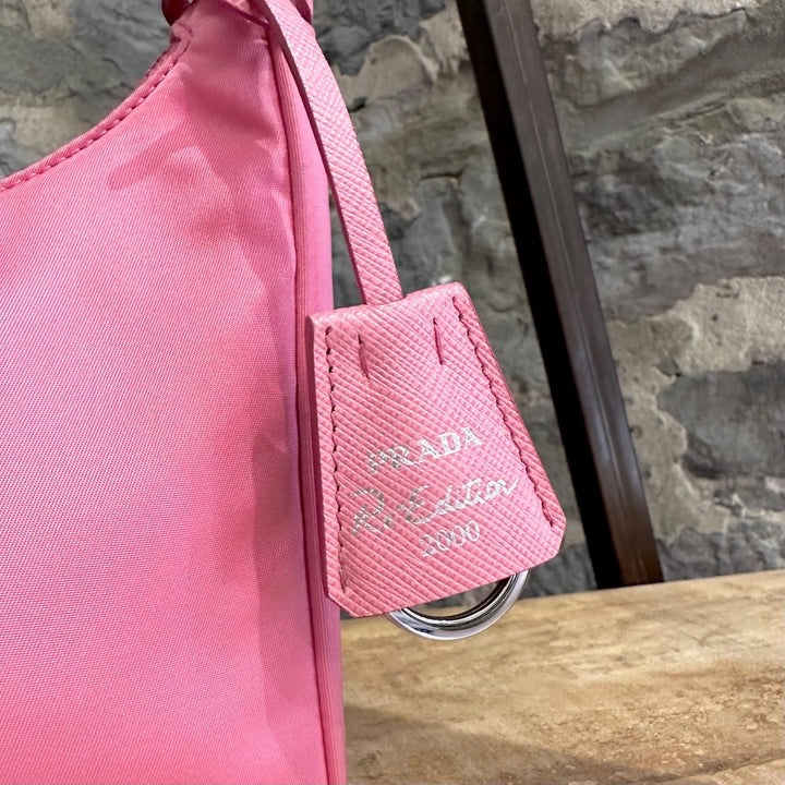 Prada Pink Tessuto Re-Edition Mini Bag