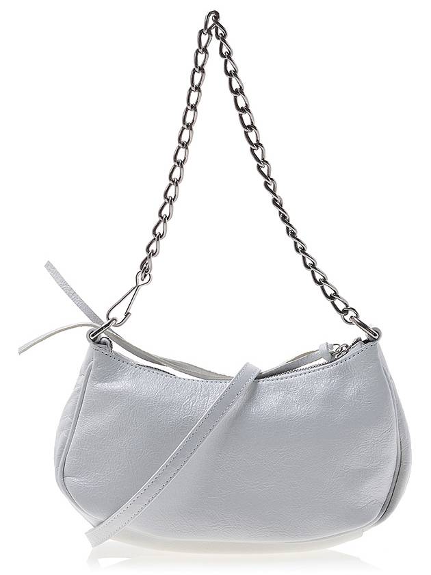 Luxury Balenciaga Trending 2026 Le Cagole Chain Mini Shoulder Bag White