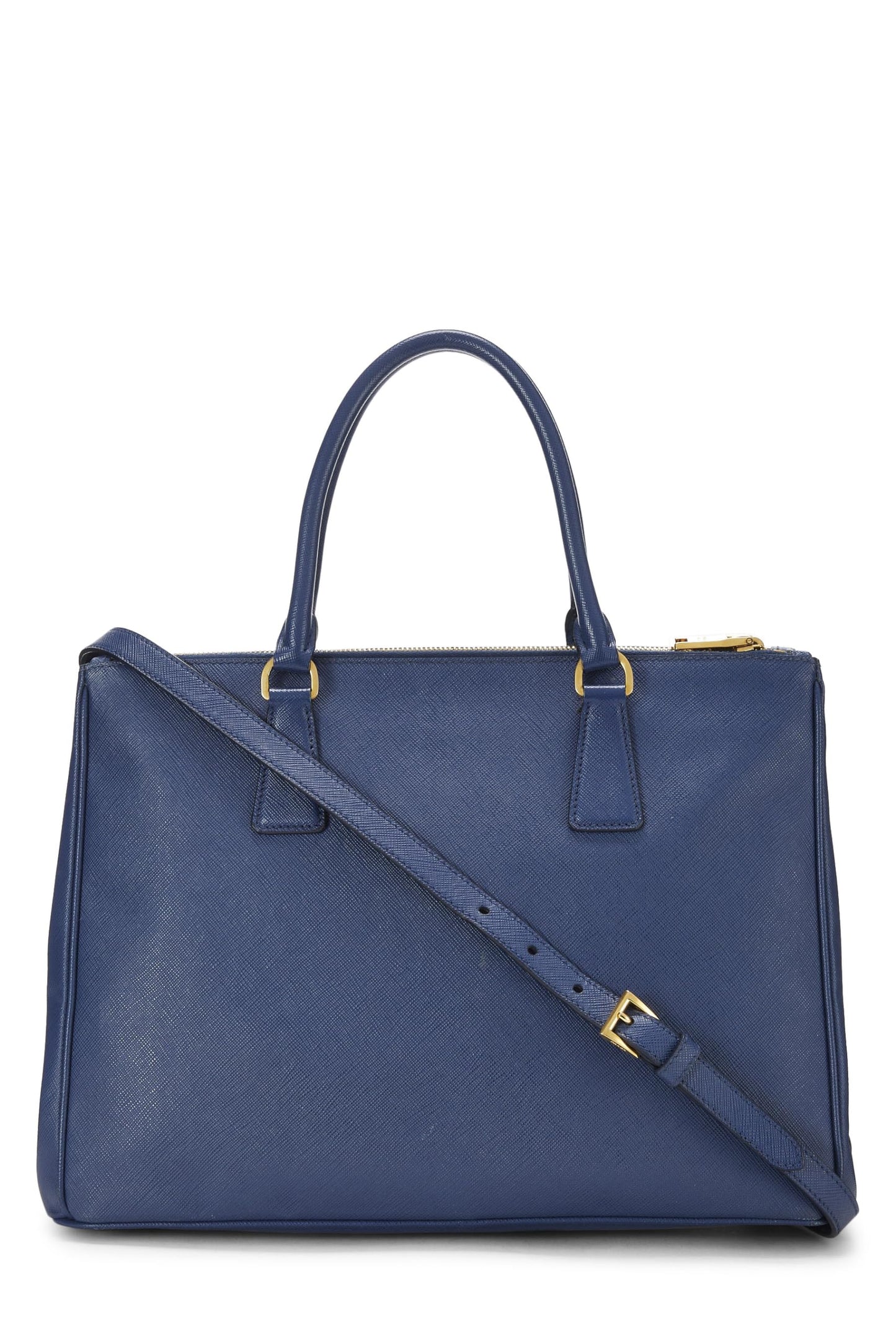Prada, Blue Saffiano Executive Tote Medium, Navy
