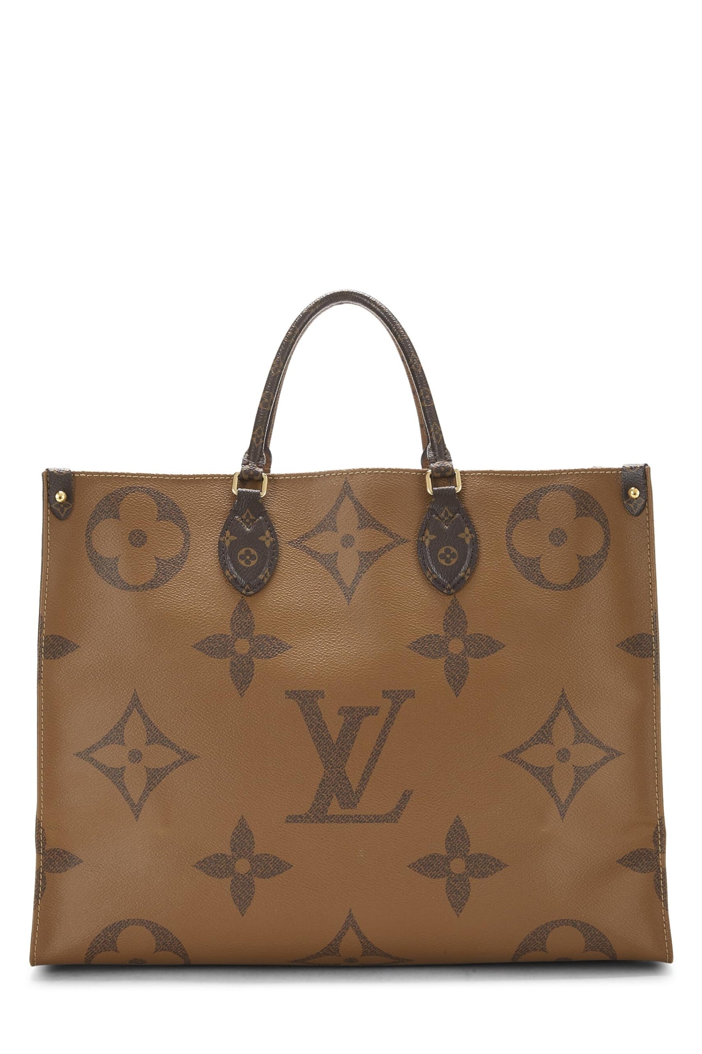 Louis Vuitton, Monogram Reversed Giant On The Go GM, Brown
