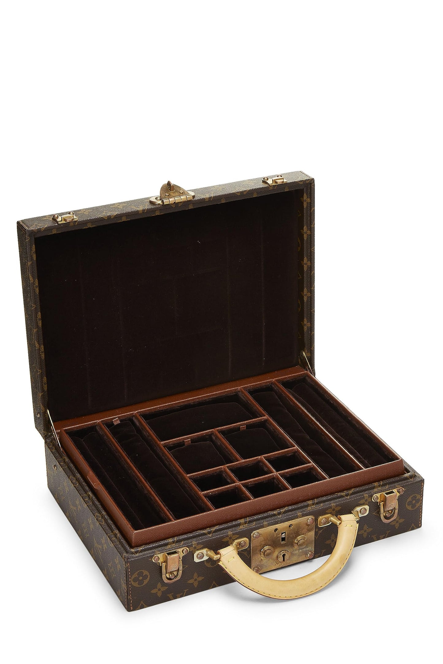 Louis Vuitton, Monogram Canvas Boite Bijoux, Brown