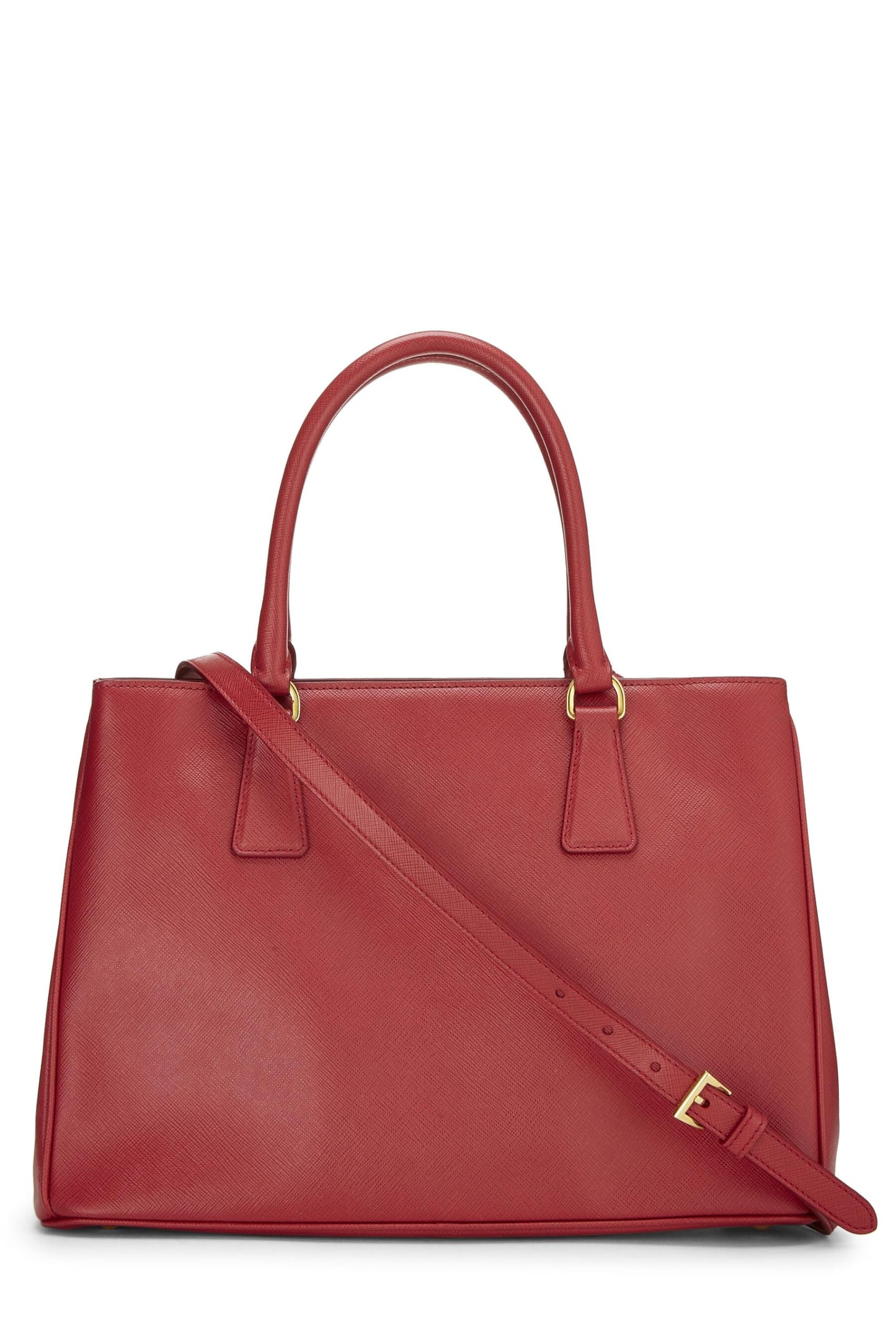 Prada, Red Saffiano Executive Tote Medium, Red