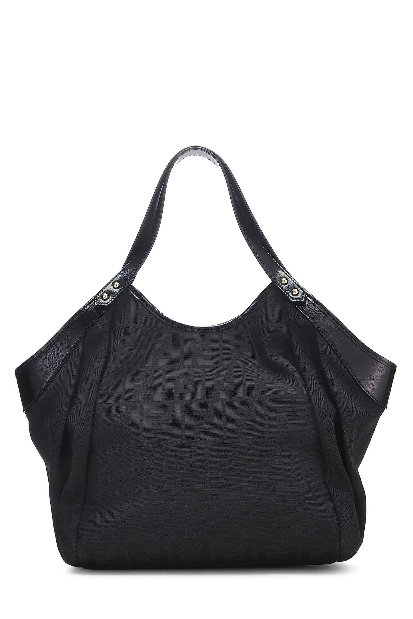 Fendi, Black Zucca Chef Tote Small, Black