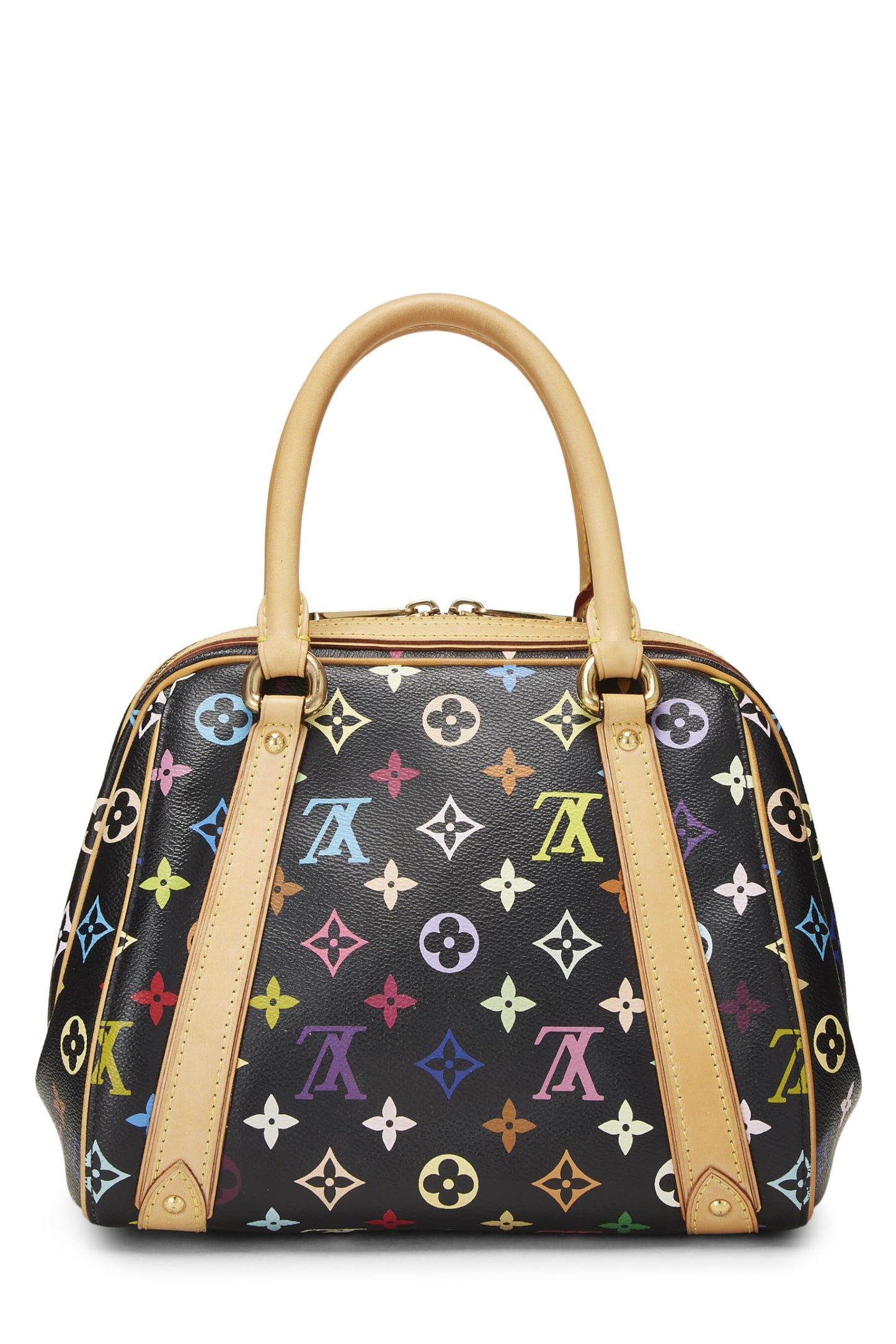 Louis Vuitton, Takashi Murakami x Louis Vuitton Black Monogram Multicolore Priscilla, Black