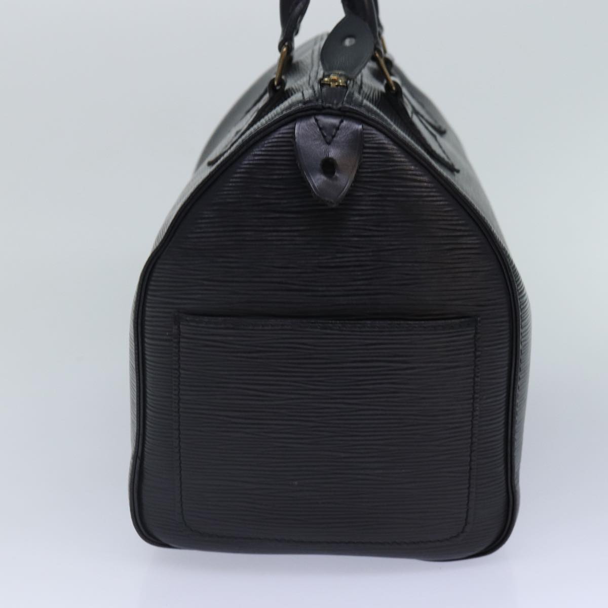 LOUIS VUITTON Epi Hand Bag Noir Black LV Auth