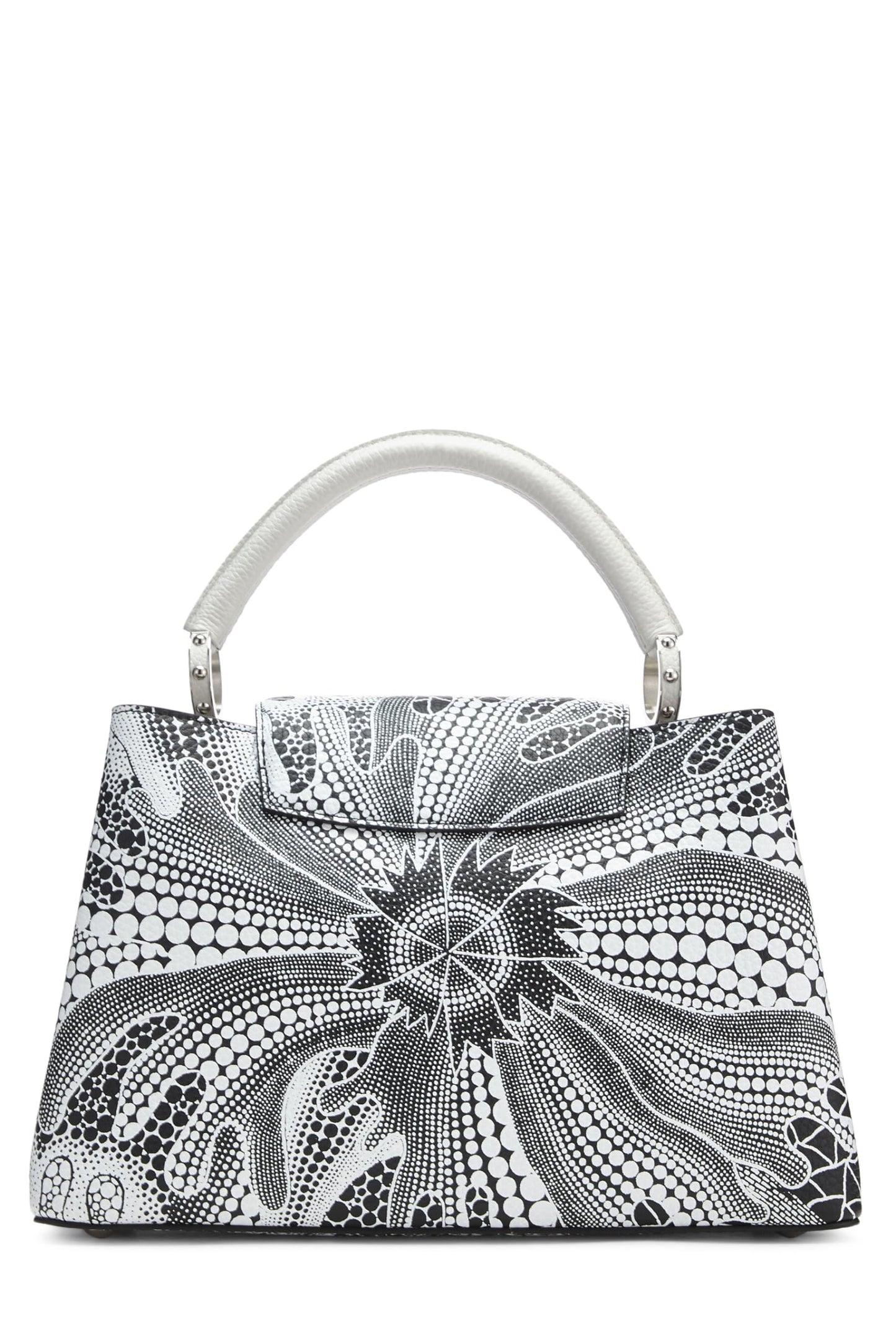 Louis Vuitton, LV x YK Black & White Taurillon Capucines MM, Multi