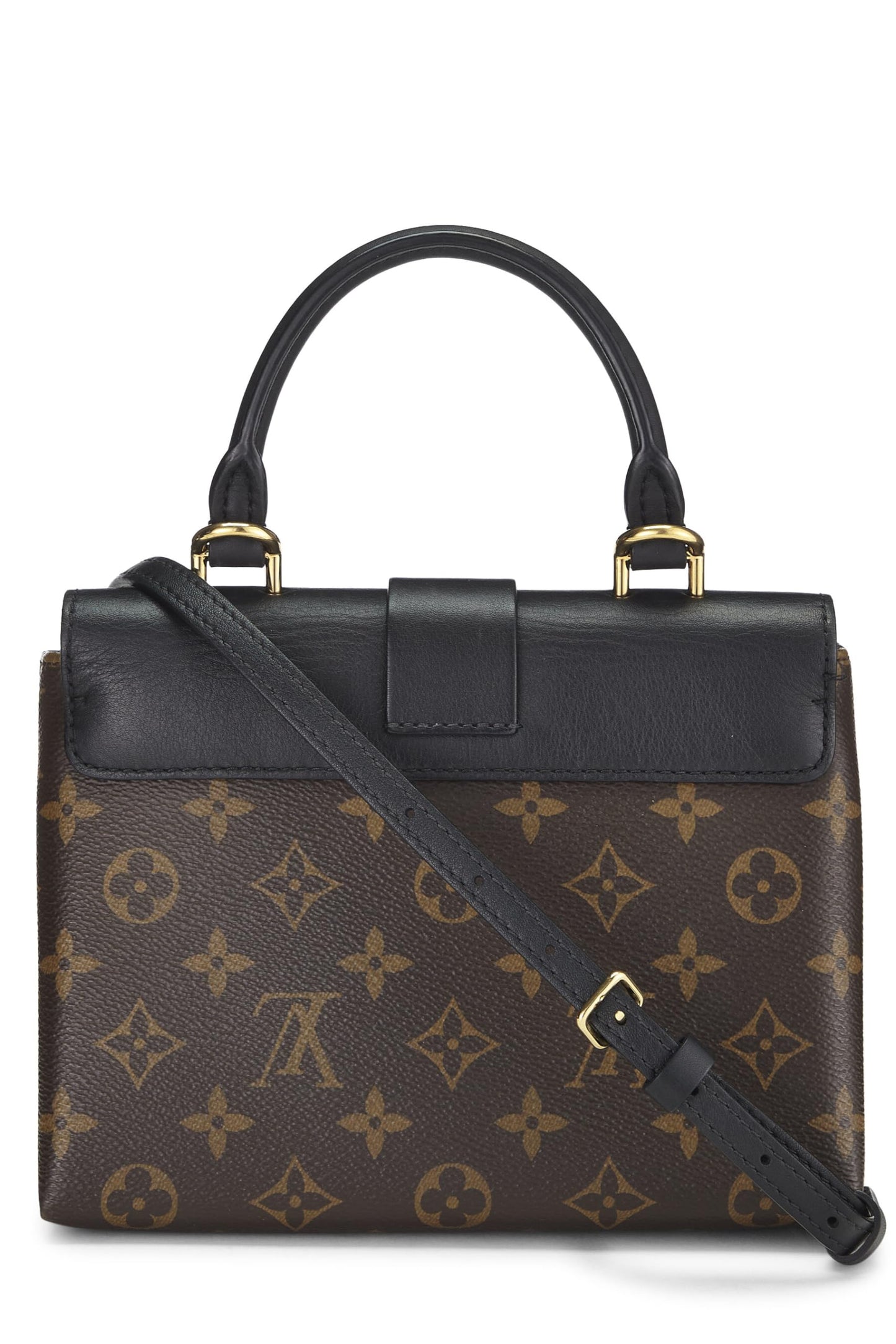 Louis Vuitton, Black Monogram Locky BB, Black