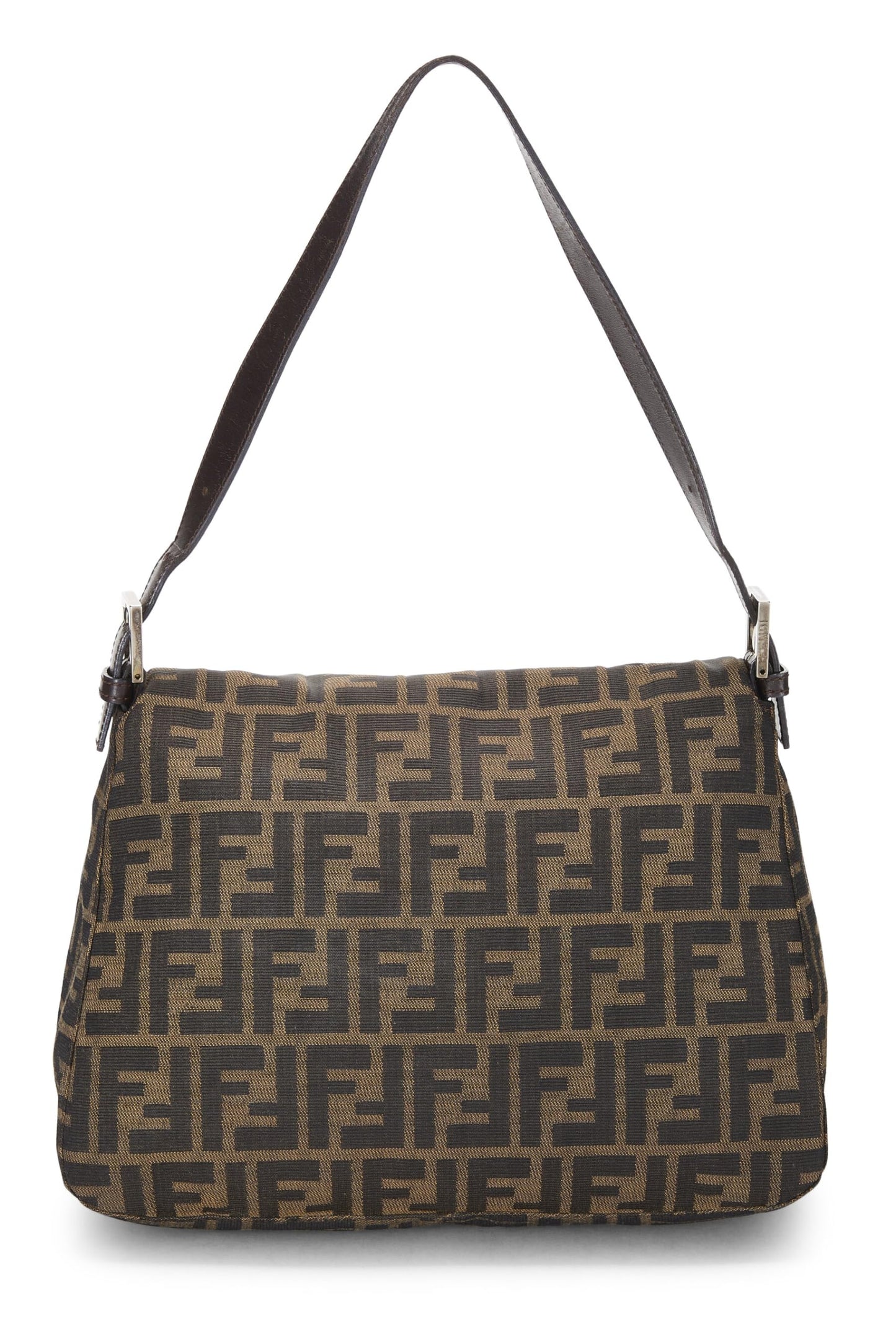 Fendi, Brown Zucca Canvas Mama, Brown