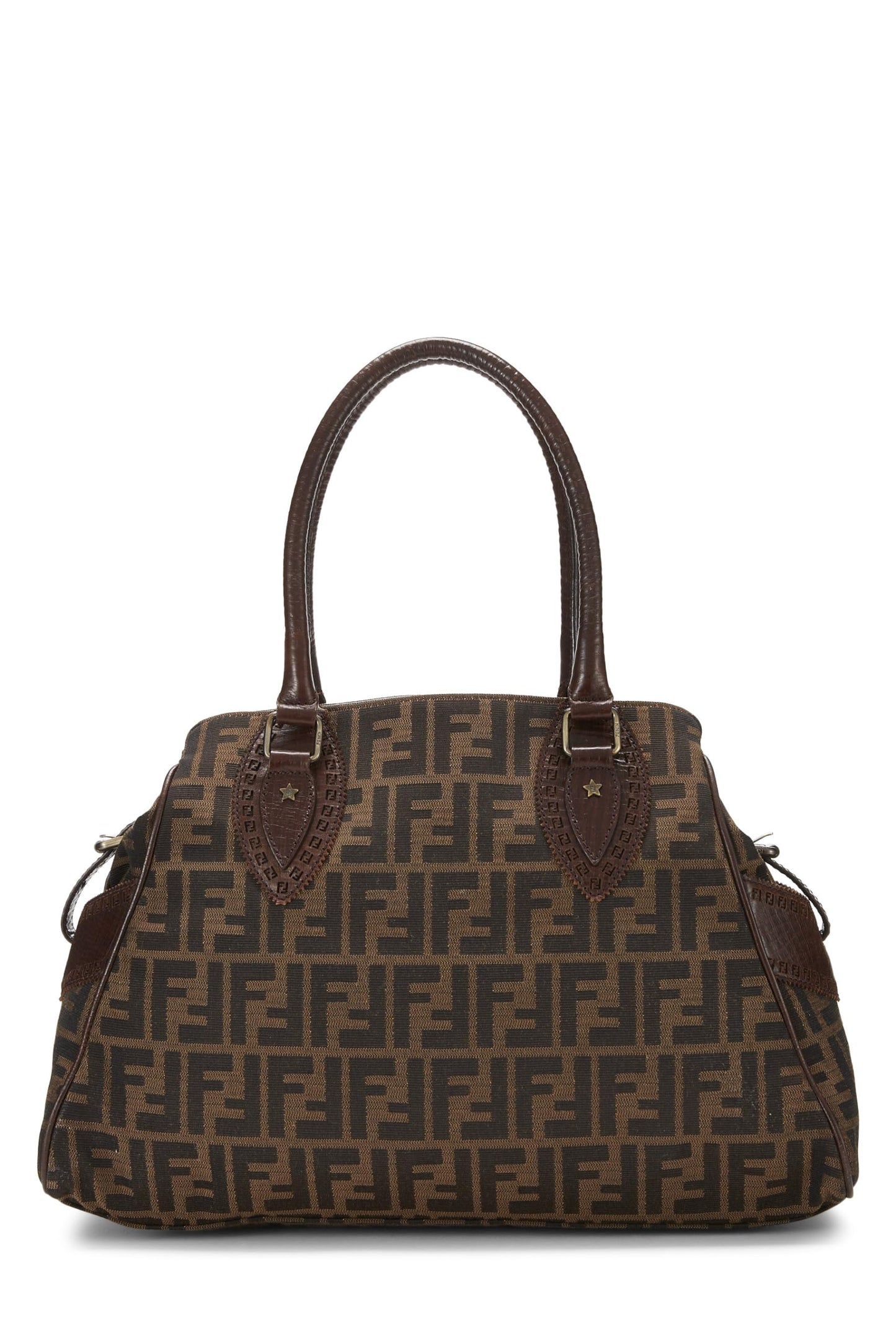 Fendi, Brown Zucca Velour Bag Du Jour Small, Brown