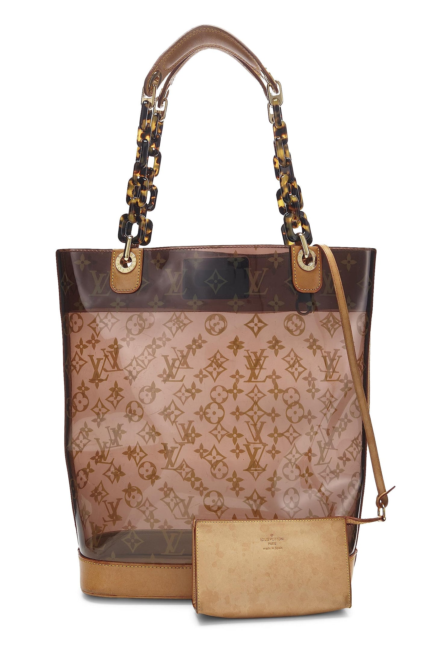 Louis Vuitton, Monogram Ambre Vinyl Cabas MM, Brown