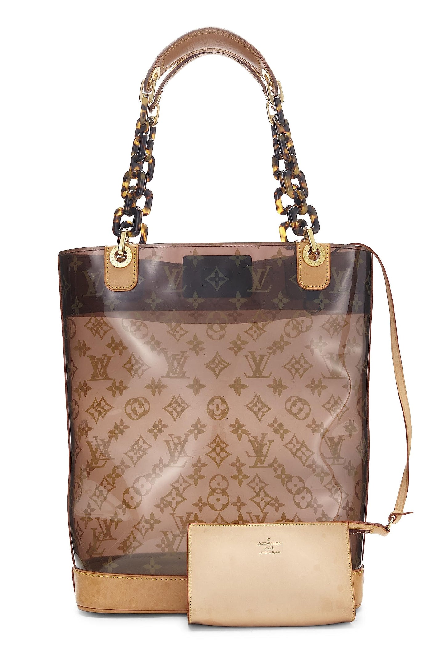 Louis Vuitton, Monogram Ambre Vinyl Cabas MM, Brown