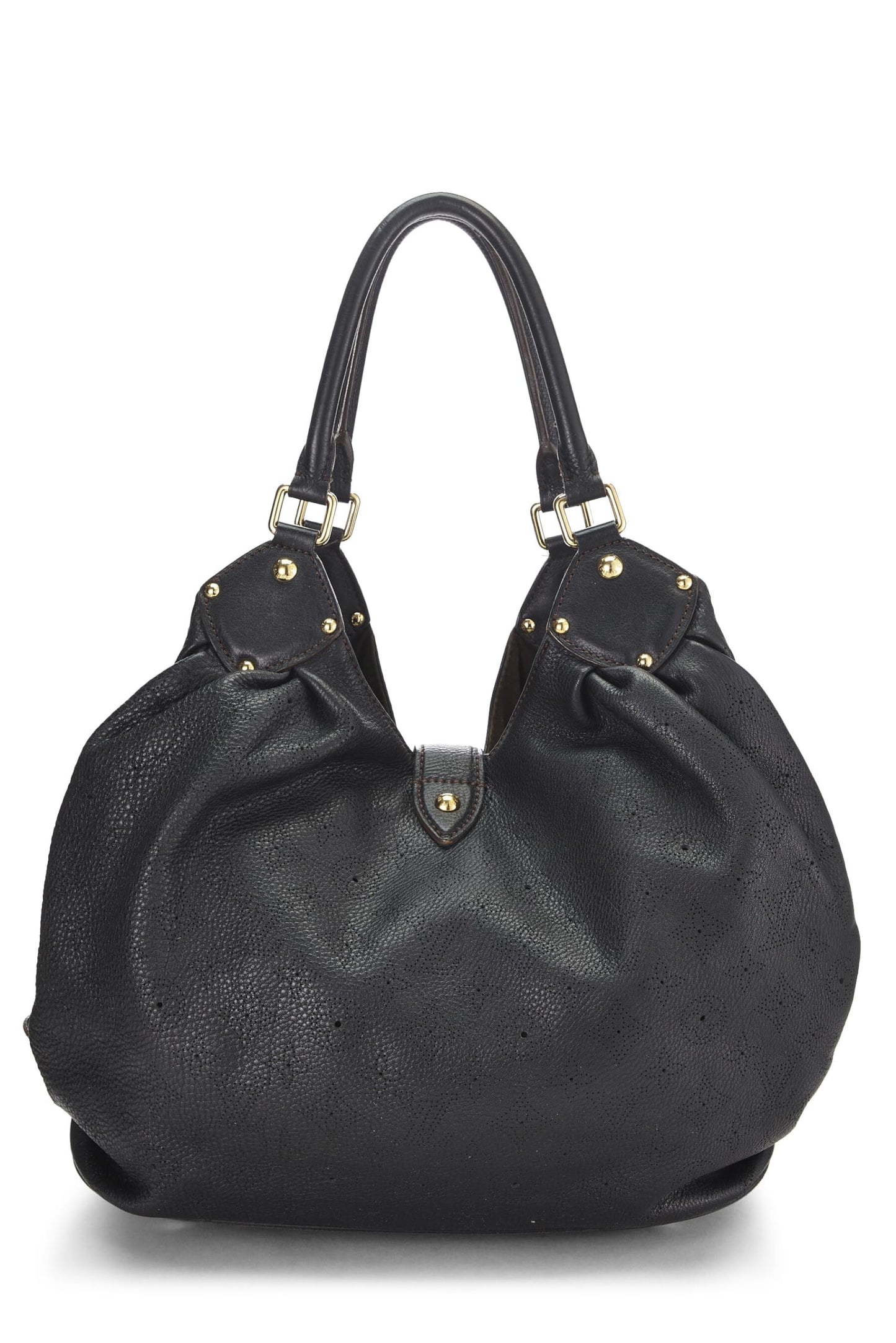 Louis Vuitton, Black Monogram Mahina Large, Black