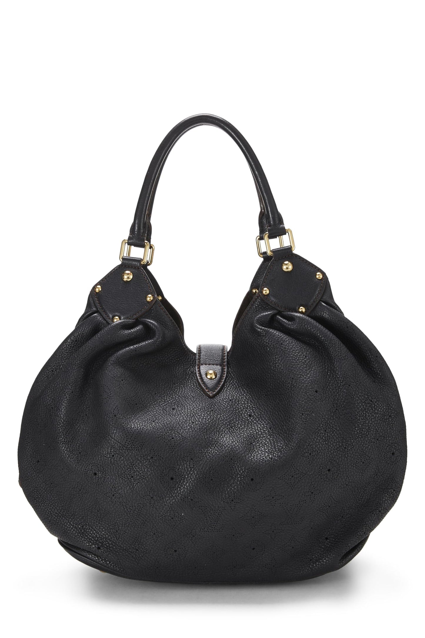 Louis Vuitton, Black Monogram Mahina Large, Black