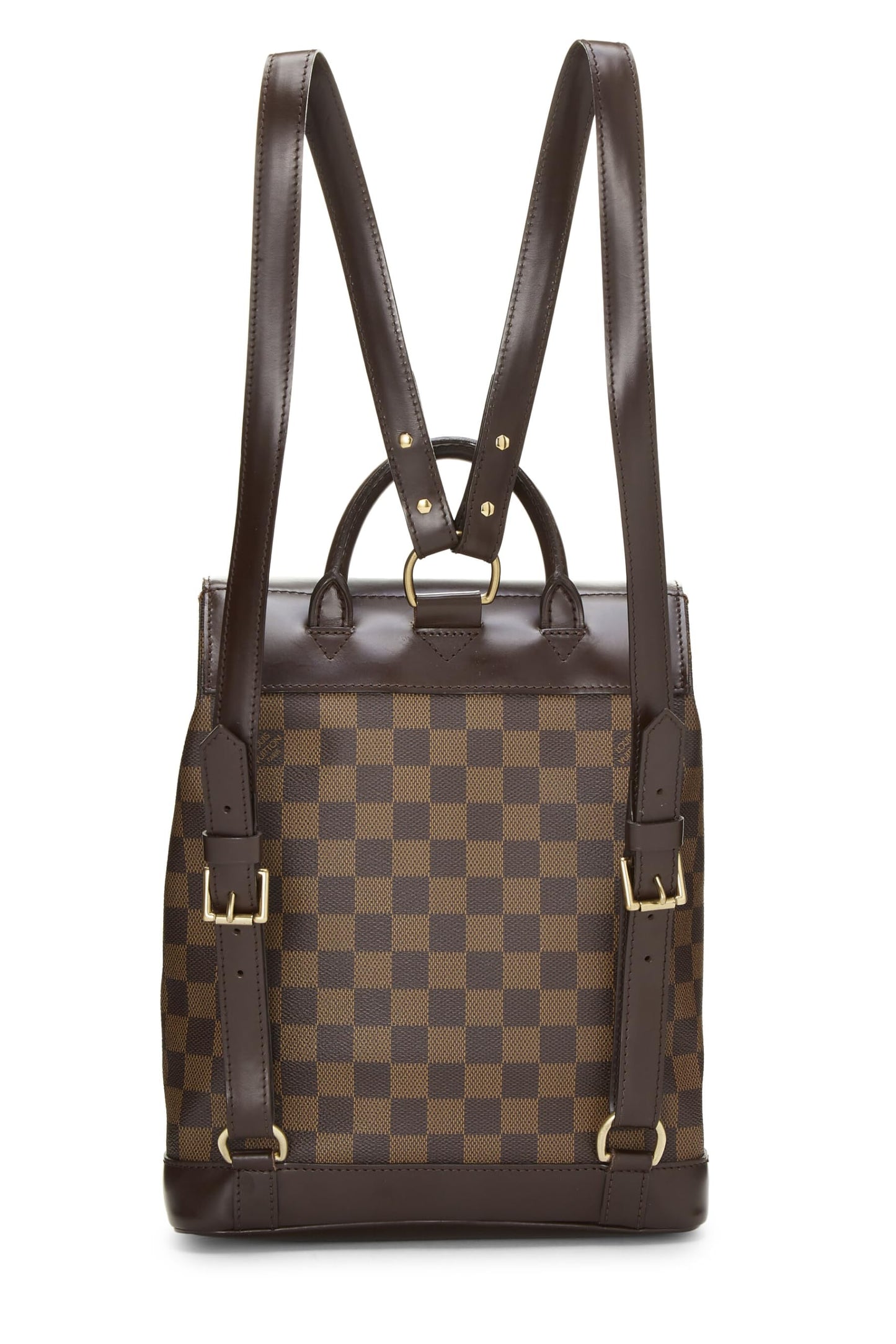 Louis Vuitton, Damier Ebene Soho, Brown
