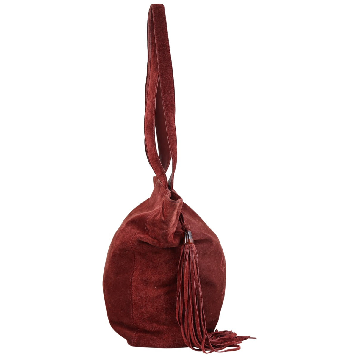 Chanel Suede Tassel Shoulder Bag