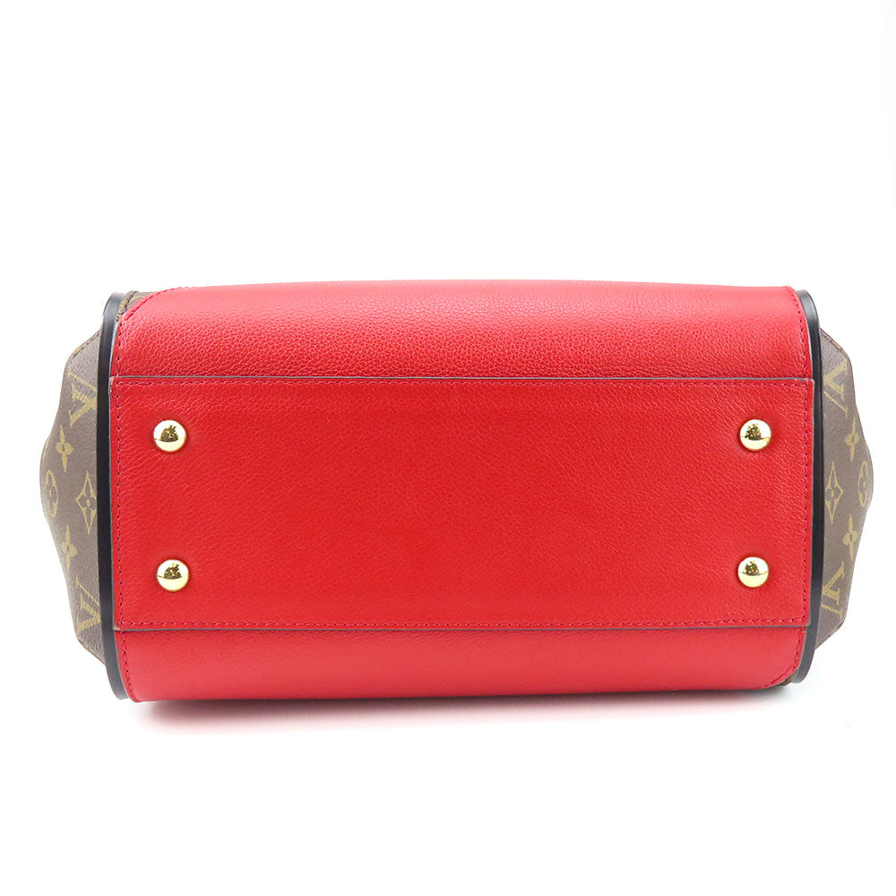 LOUIS VUITTON Tote Bag Monogram Red Kimono MM