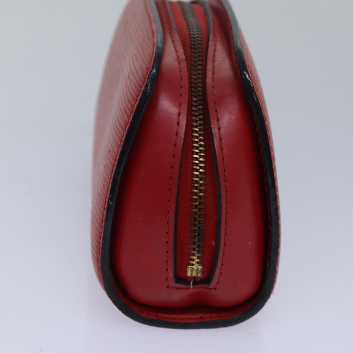 LOUIS VUITTON Epi Dauphine PM Pouch Castilian Red M48447 LV Auth 82593