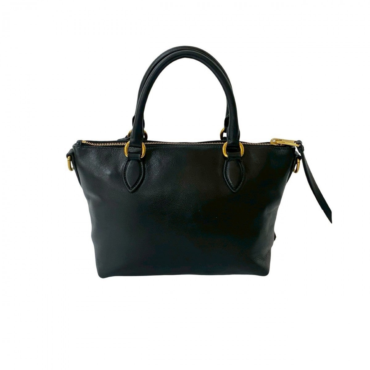 PRADA Shoulder Bag leather black - Style 17