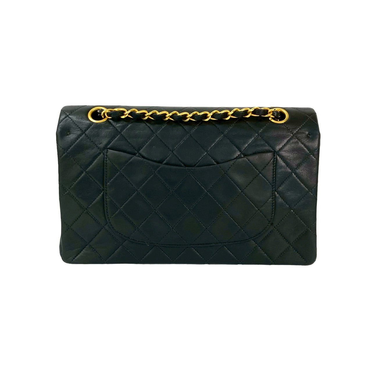 CHANEL Shoulder Bag lambskin black Matrasse