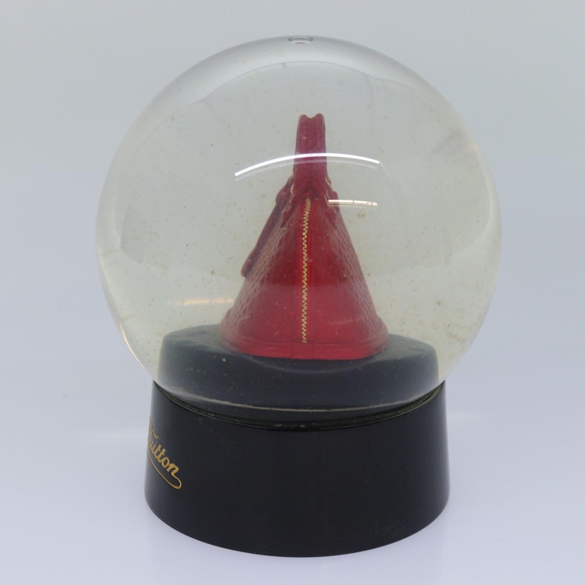 LOUIS VUITTON Snow Globe Alma VIP Limited Clear Red LV Auth Handbag