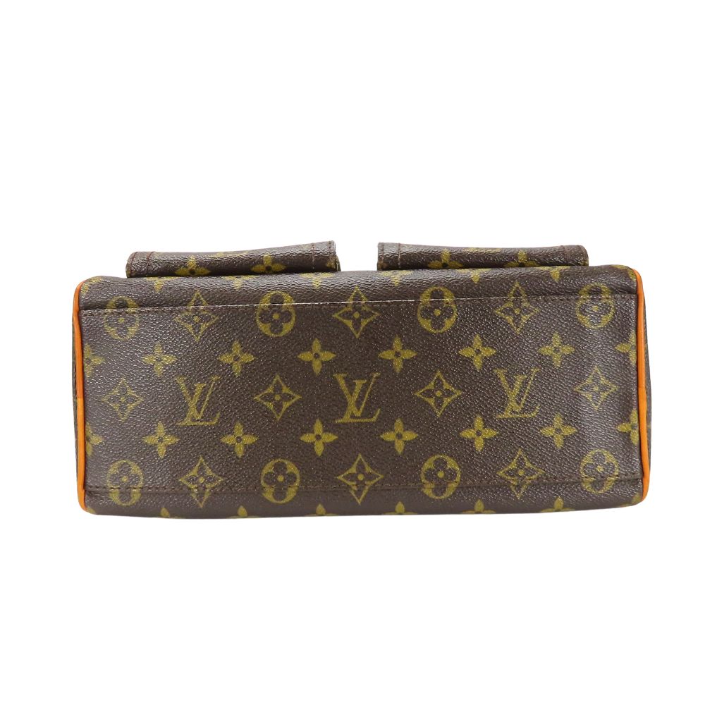 LOUIS VUITTON Handbag Monogram Brown Manhattan Women