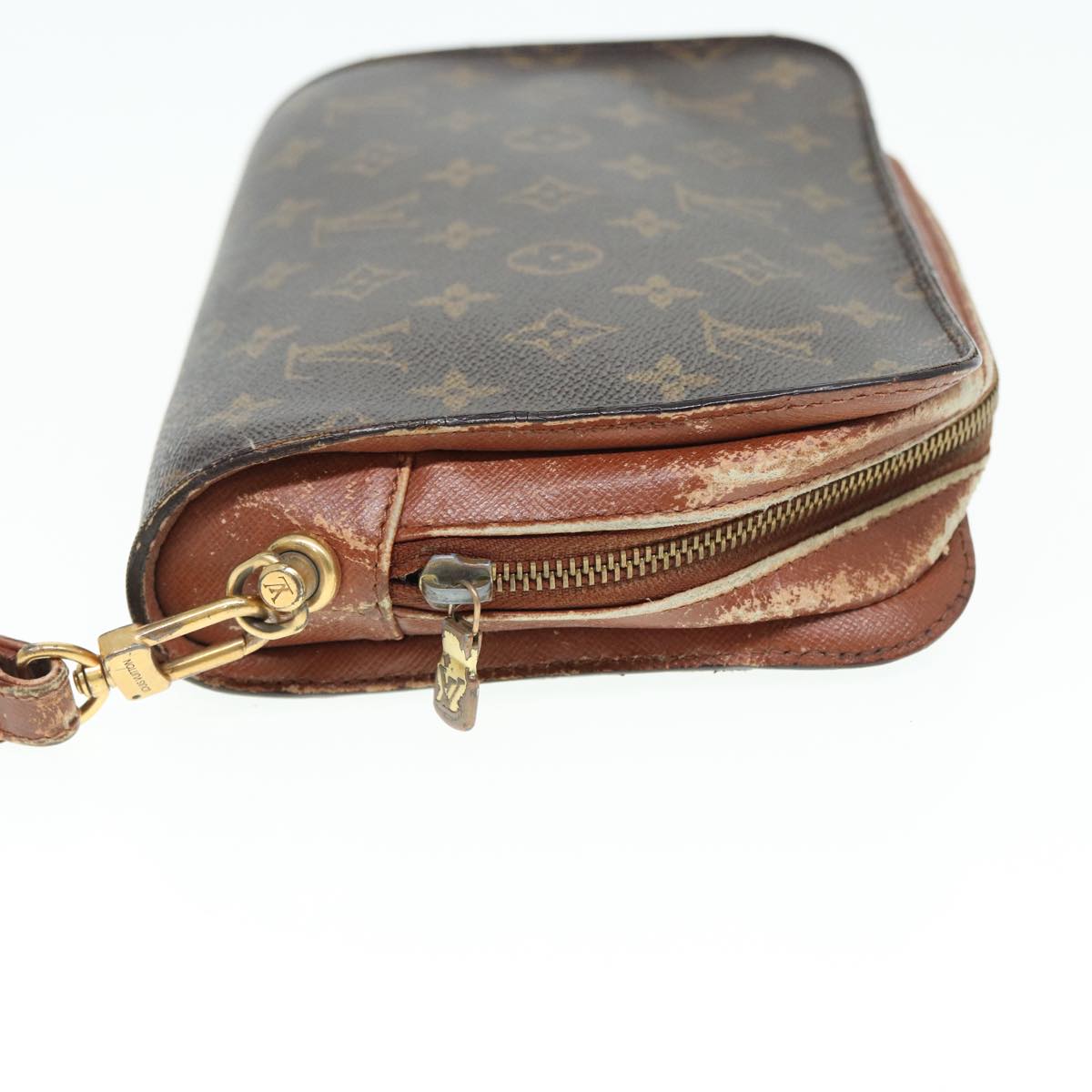 LOUIS VUITTON Monogram Orsay Clutch Bag LV Auth