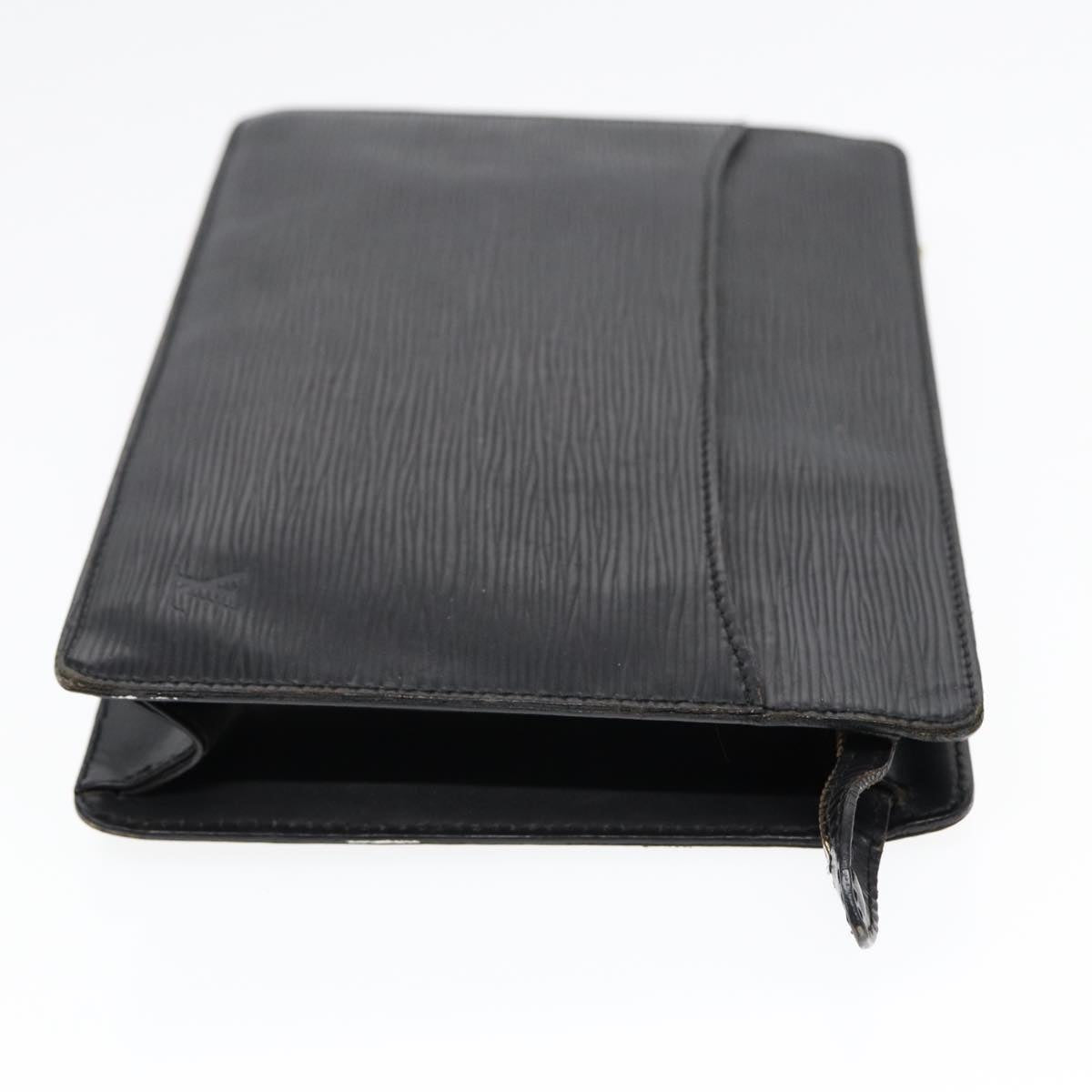 LOUIS VUITTON Epi Pochette Homme Clutch Bag Black Noir LV Auth