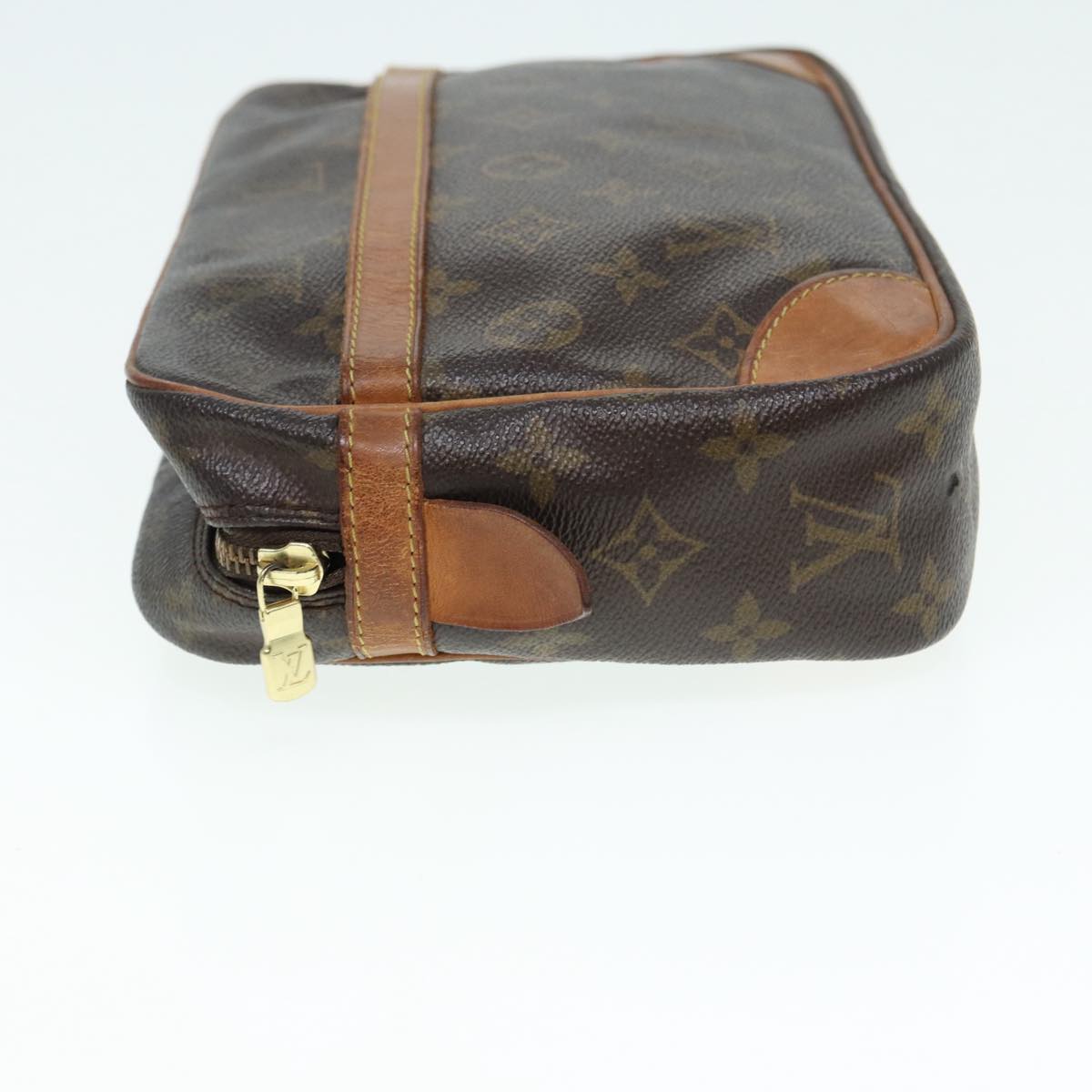 LOUIS VUITTON Monogram Compiegne 28 Clutch Bag LV Auth