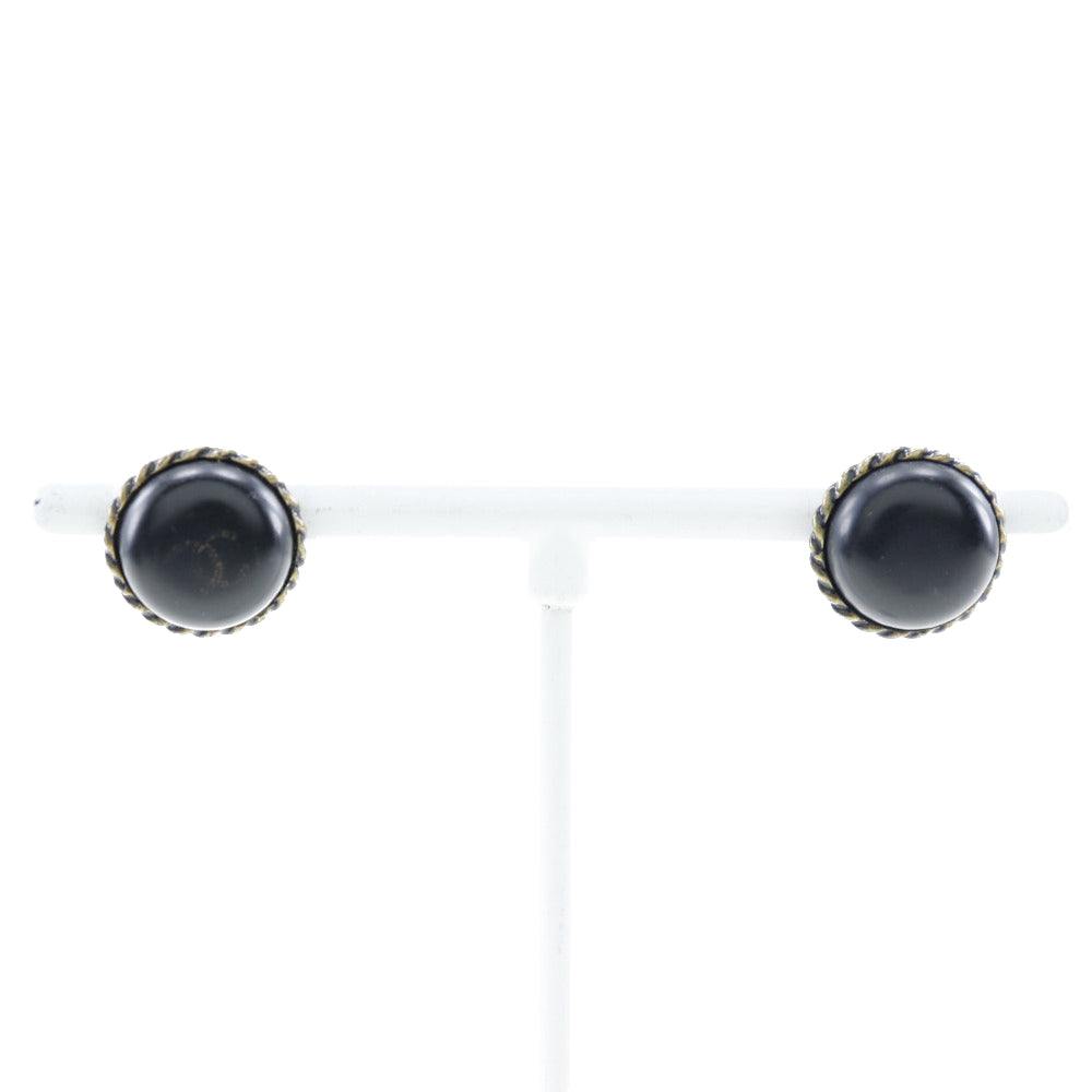 CHANEL CHANEL COCOMARK PEARS Metal 2000 Black 00A 2.6g COCO Mark