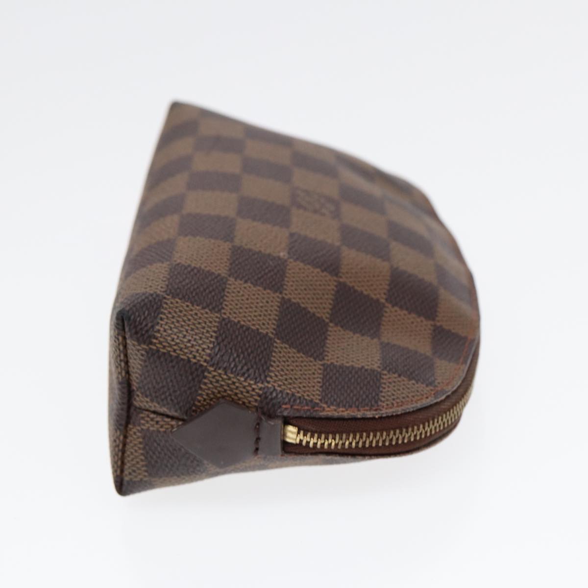 LOUIS VUITTON Damier Ebene Pochette Cosmetic PM Pouch LV Auth