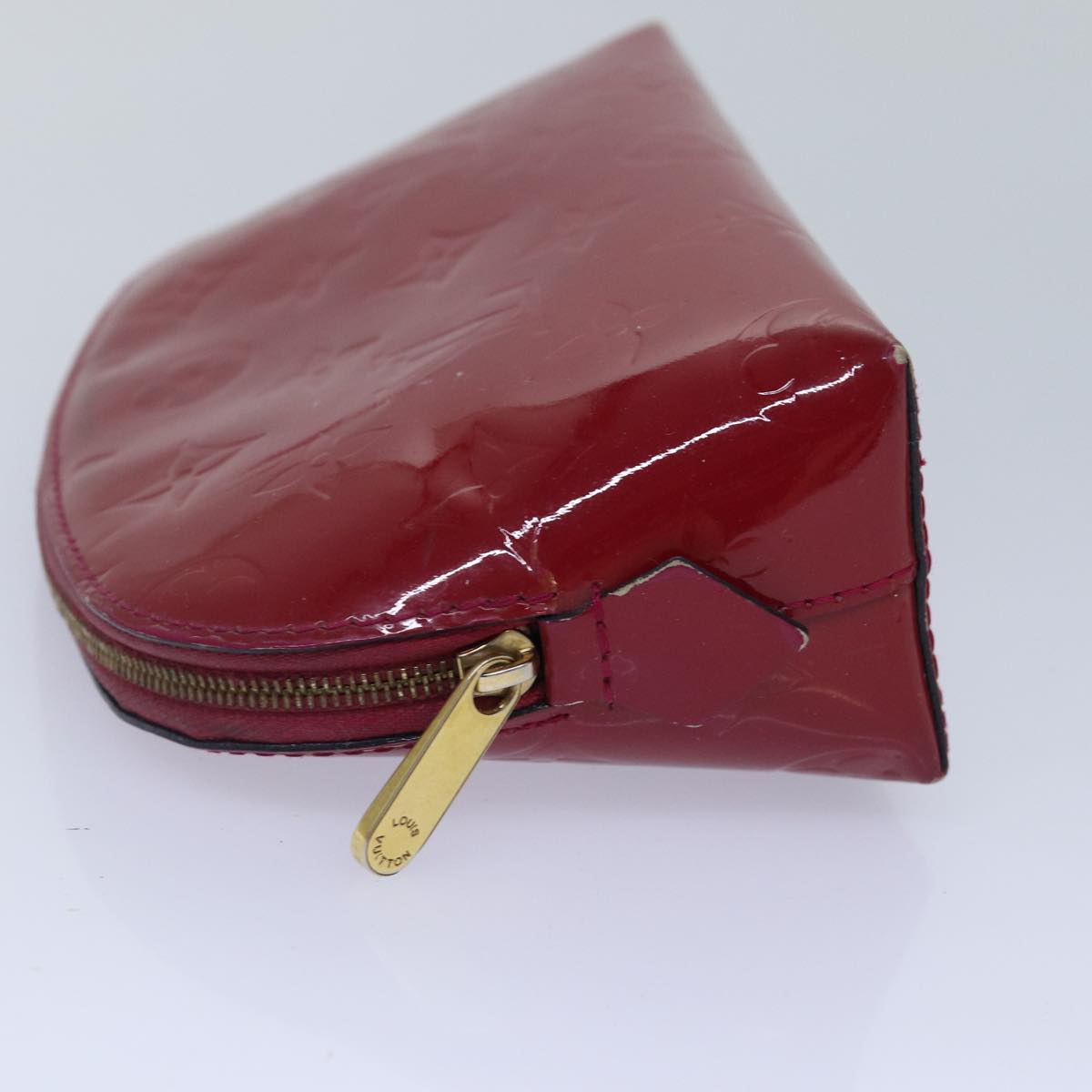 LOUIS VUITTON Monogram Vernis Pochette Cosmetic Pouch M90009 LV Auth 86031