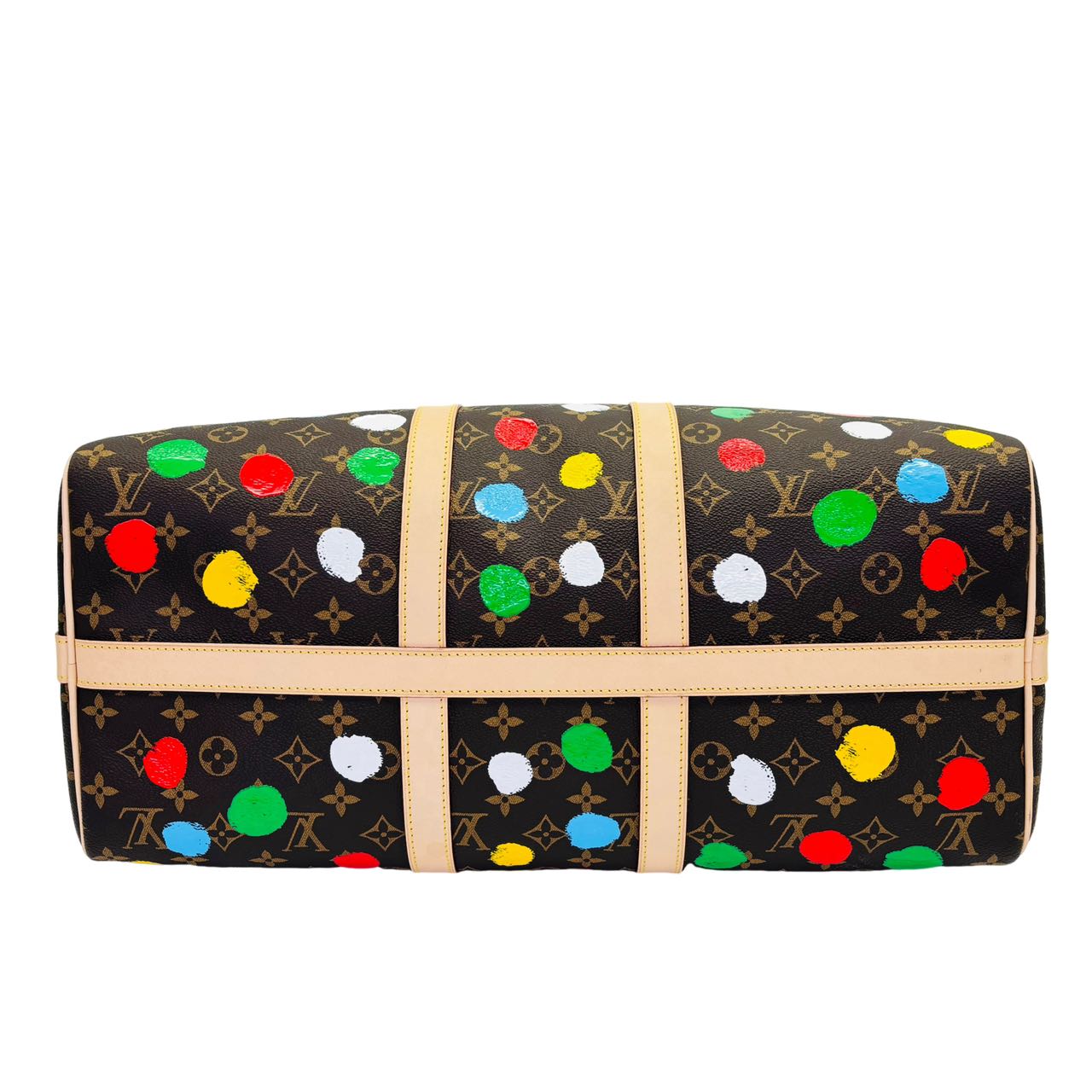 LOUIS VUITTON Yayoi Kusama Keepall Bandouliere45