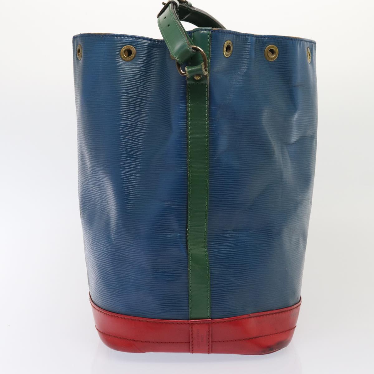 LOUIS VUITTON Epi Toriko Color Noe ShoulderBag Red Blue Green Auth
