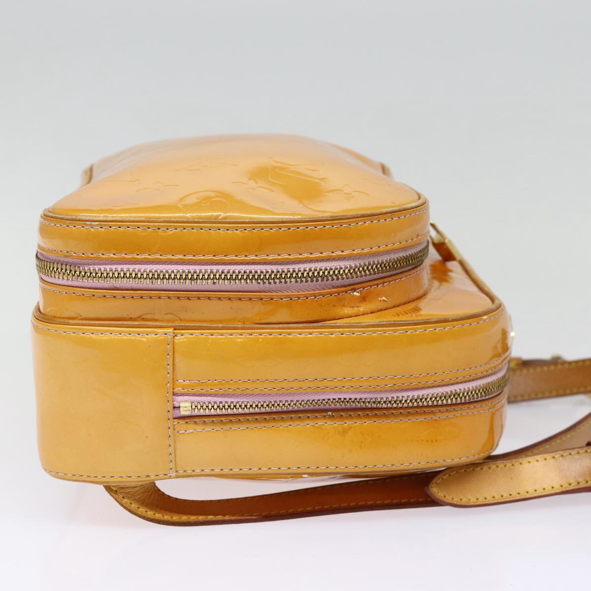 LOUIS VUITTON Monogram Vernis Marley Backpack Marshmallow Pink Auth