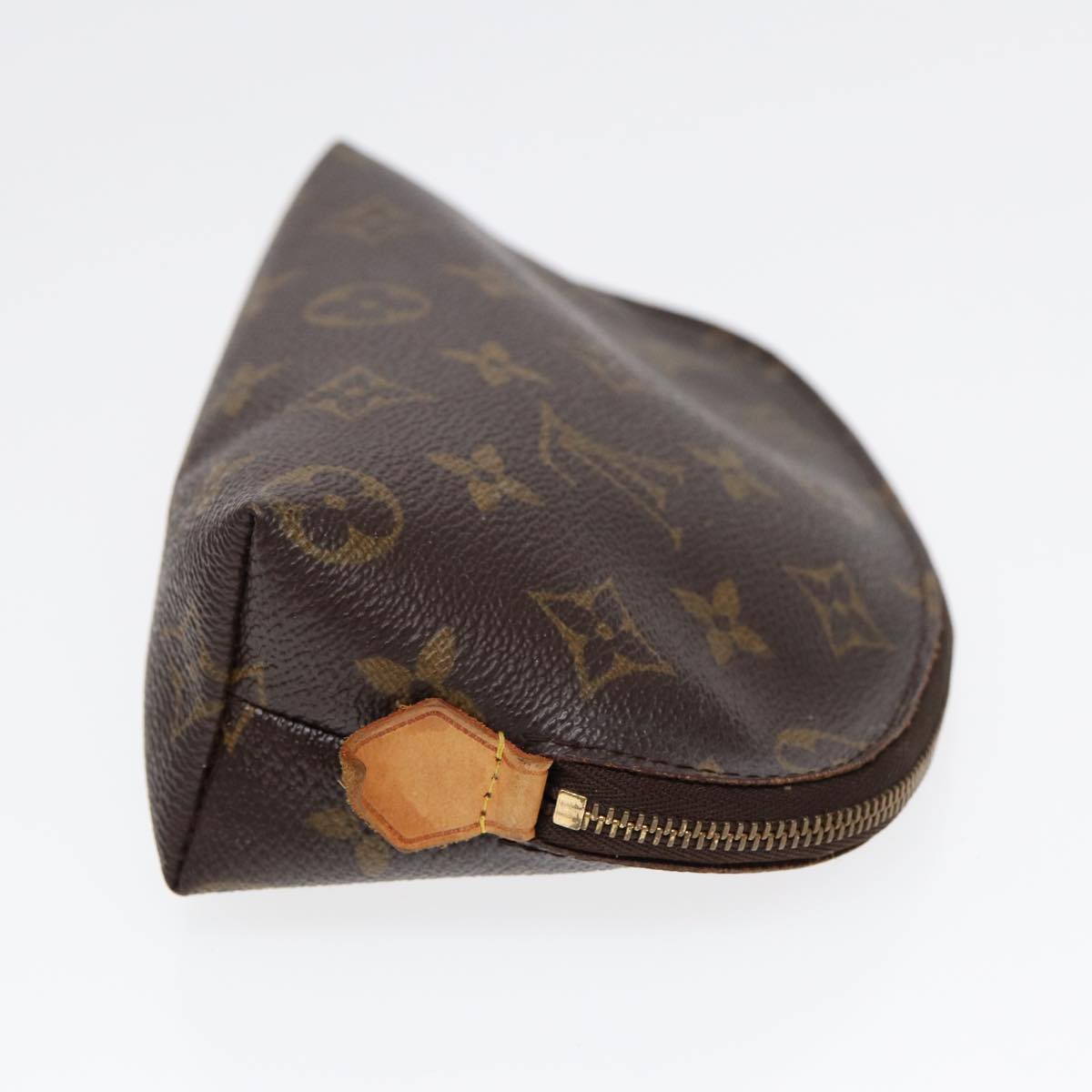 LOUIS VUITTON Monogram Pochette Cosmetic PM Cosmetic Pouch LV Auth