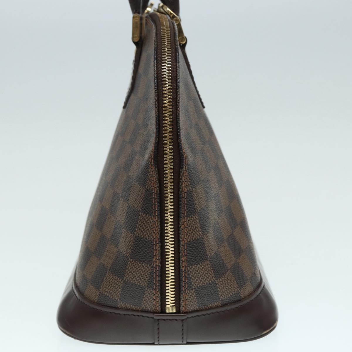 LOUIS VUITTON Damier Ebene Alma Hand Bag LV Auth