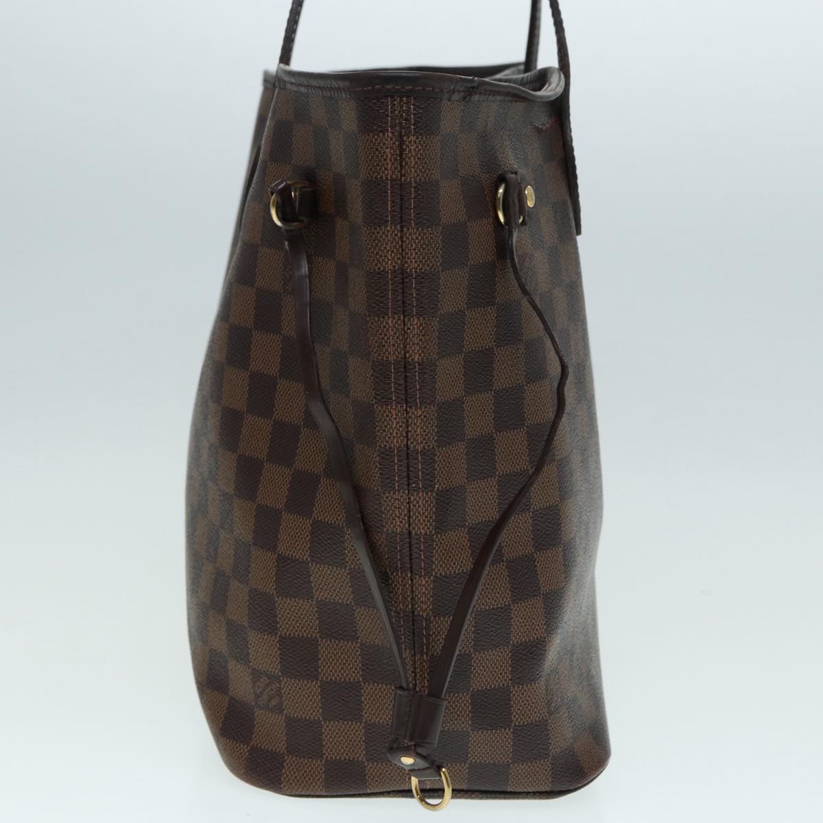 LOUIS VUITTON Damier Ebene Neverfull MM Tote Bag LV Auth