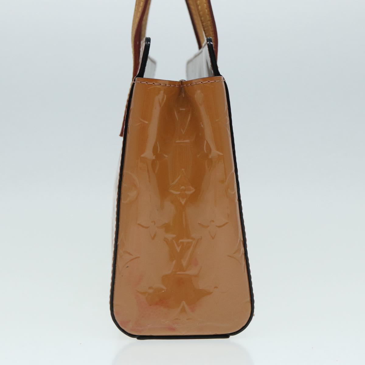 LOUIS VUITTON Monogram Vernis Catalina BB Hand Bag Rose Velur Auth