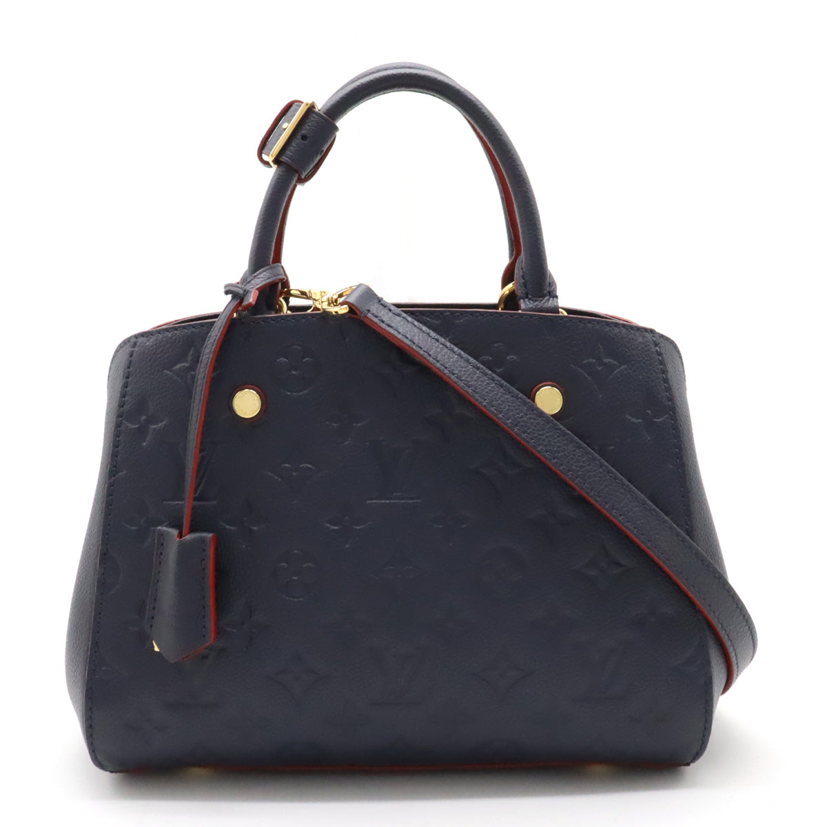 LOUIS VUITTON Montaigne BB in Marine Blue M42747