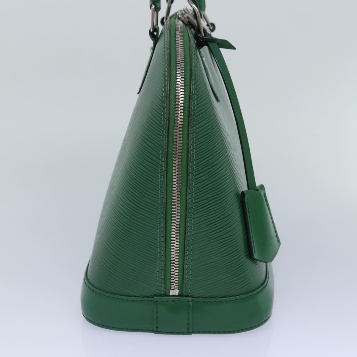 LOUIS VUITTON Epi Alma PM Hand Bag Green Cloak LV Auth