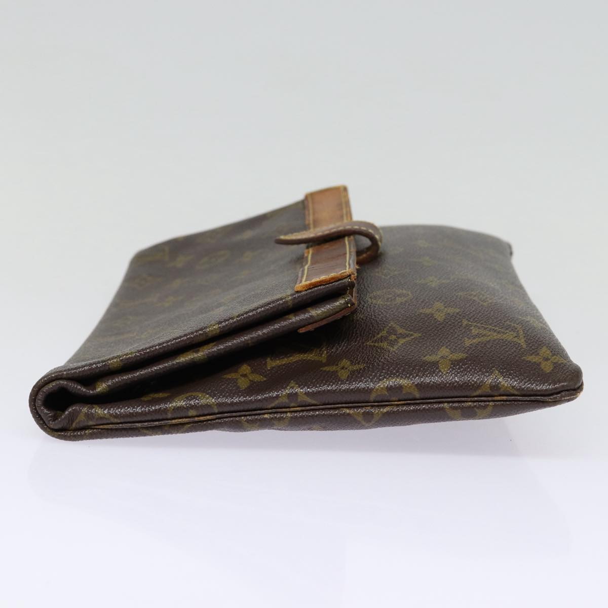 LOUIS VUITTON Monogram Pochette Priant Clutch Bag LV Auth
