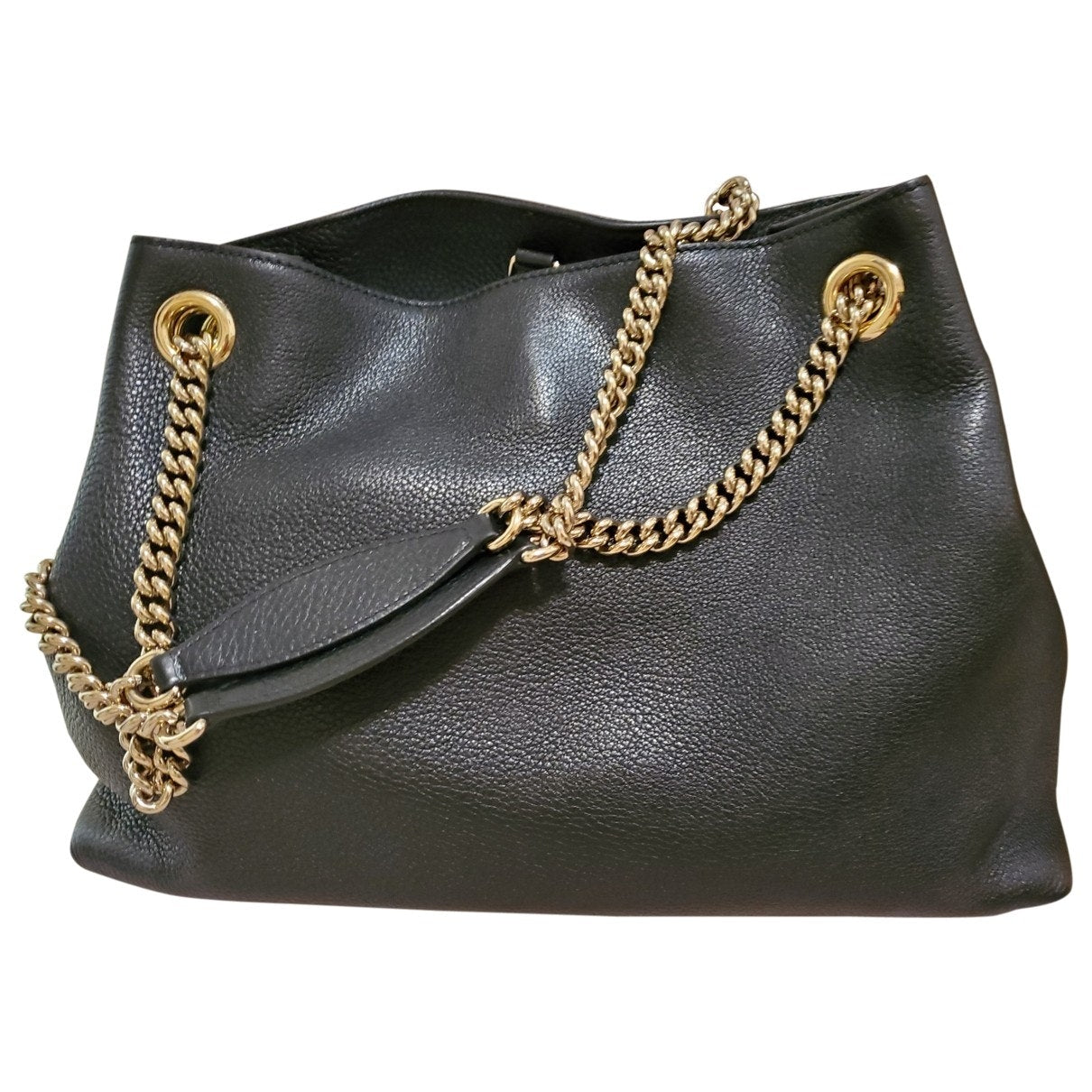 Gucci soho black leather handbag